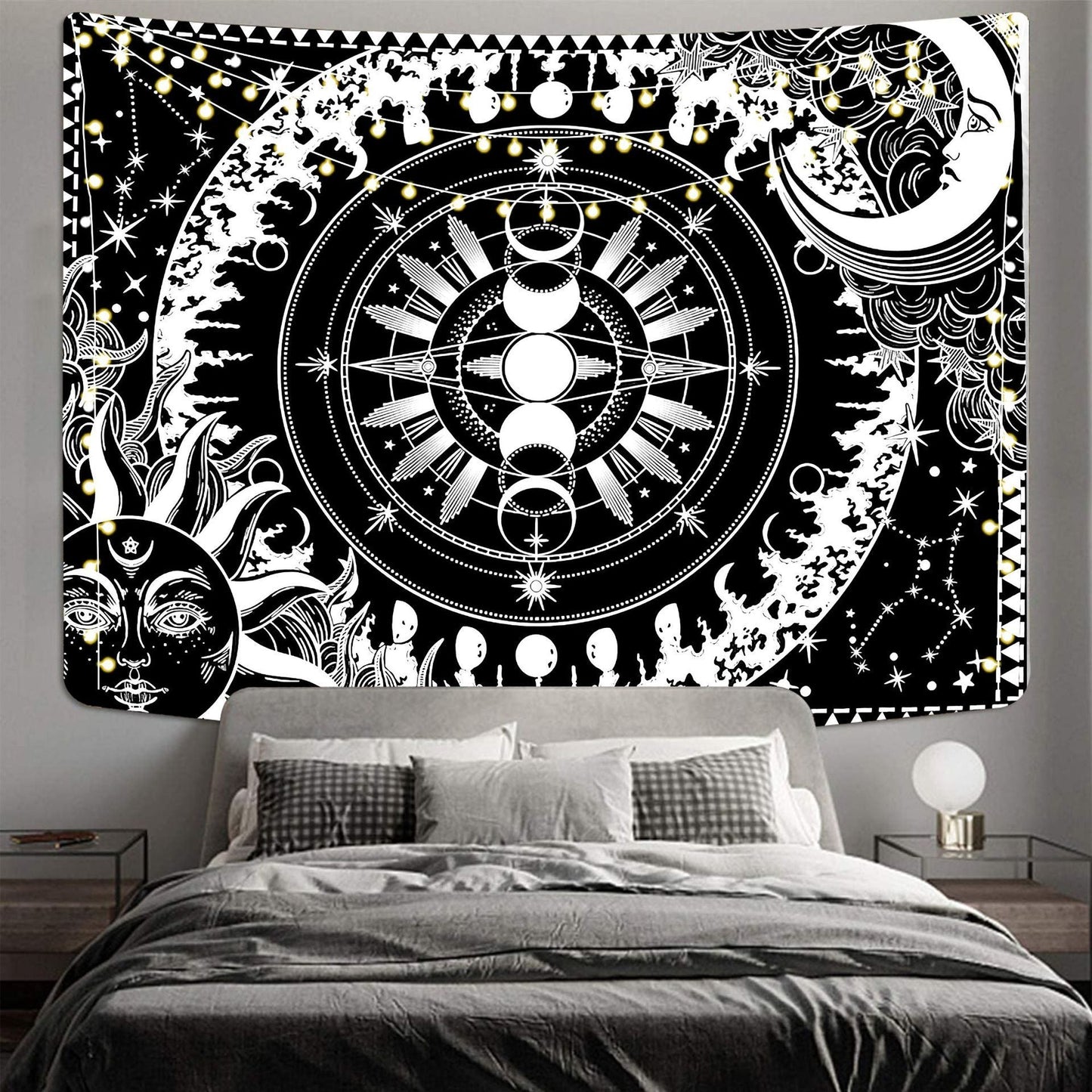 Home Series Printed Home Hanging Cloth Wall Hanging world linen