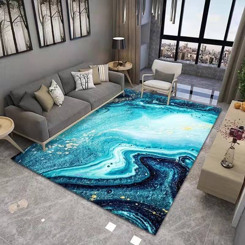 Household Fashion Simple Bedside Non-slip Mat world linen