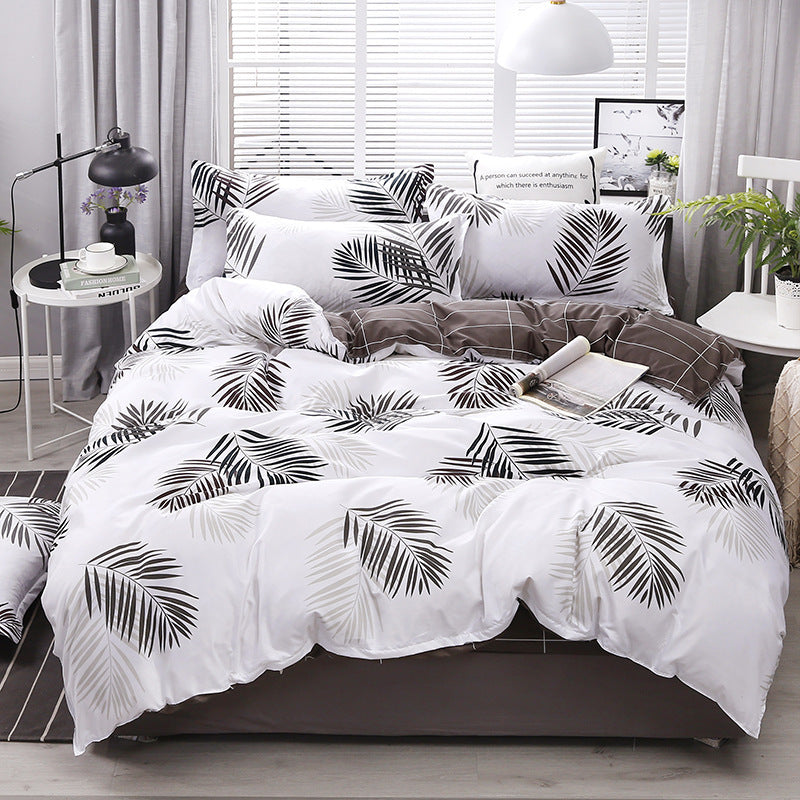 Bedding Four-piece Set Bed Sheet Quilt Cover world linen