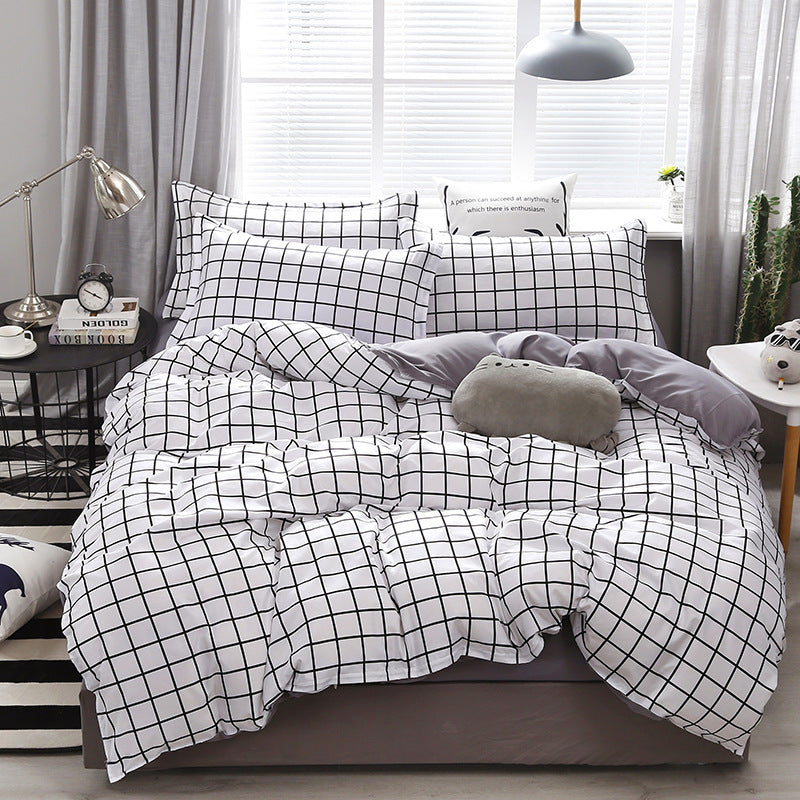Bedding Four-piece Set Bed Sheet Quilt Cover world linen