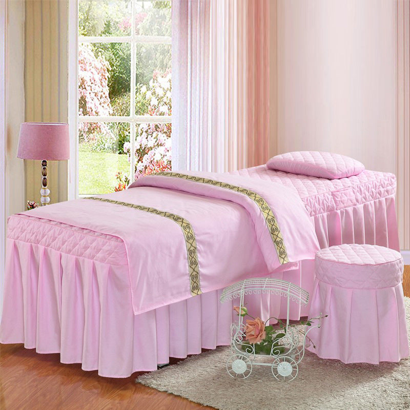 Beauty bed salon bed cover world linen