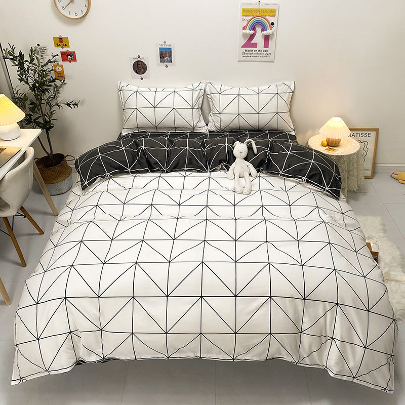 Bedding Four-piece Set Bed Sheet Quilt Cover world linen