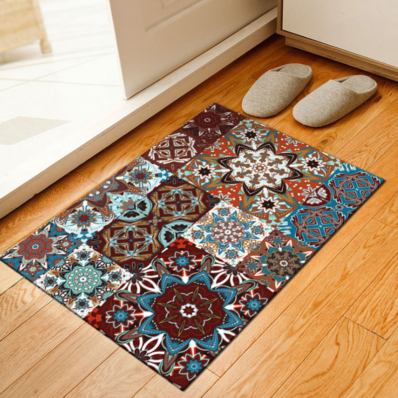 Plaid Carpet Rug 5x7 Vintage Tartan Area Rug ‑ Soft Cozy Floor Mat