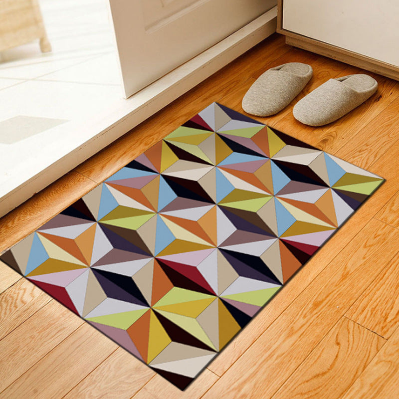 Plaid Carpet Rug 5x7 Vintage Tartan Area Rug ‑ Soft Cozy Floor Mat