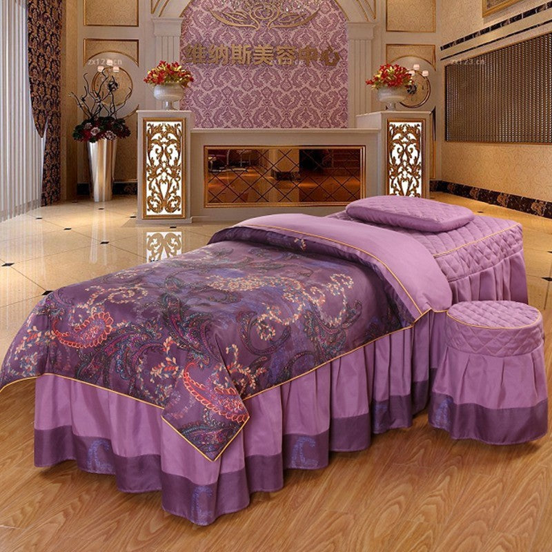 Beauty bed salon bed cover world linen