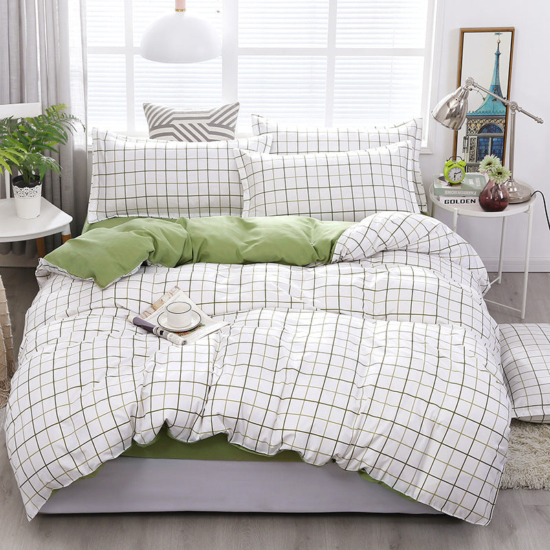 Bedding Four-piece Set Bed Sheet Quilt Cover world linen