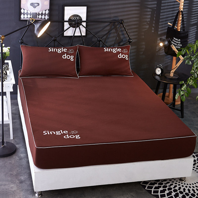Beauty bed cover brushed bed skirt world linen