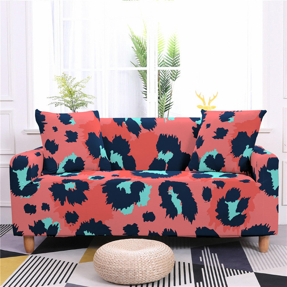 Leopard Stripe Pattern Modern Stretch Sofa Cover world linen