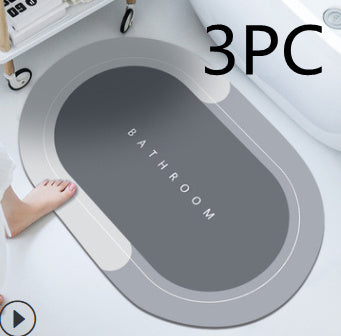 Bathroom Absorbent And Quick-drying Floor Mat world linen