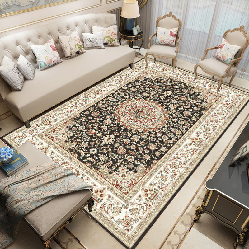 Persian Small Floral Living Room Carpet Turkish-style world linen