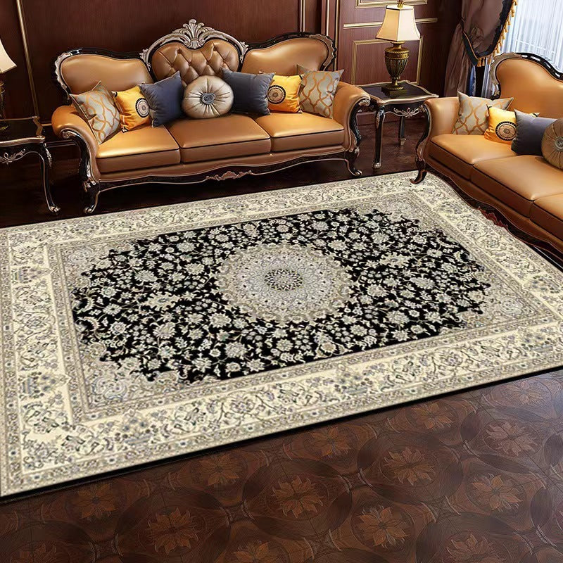 Moroccan Carpet Living Room Ethnic Style Floor Mat world linen