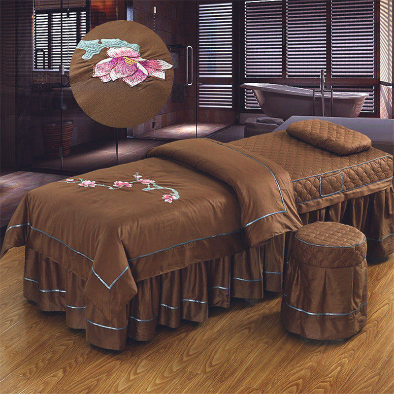 Beauty bed salon bed cover world linen