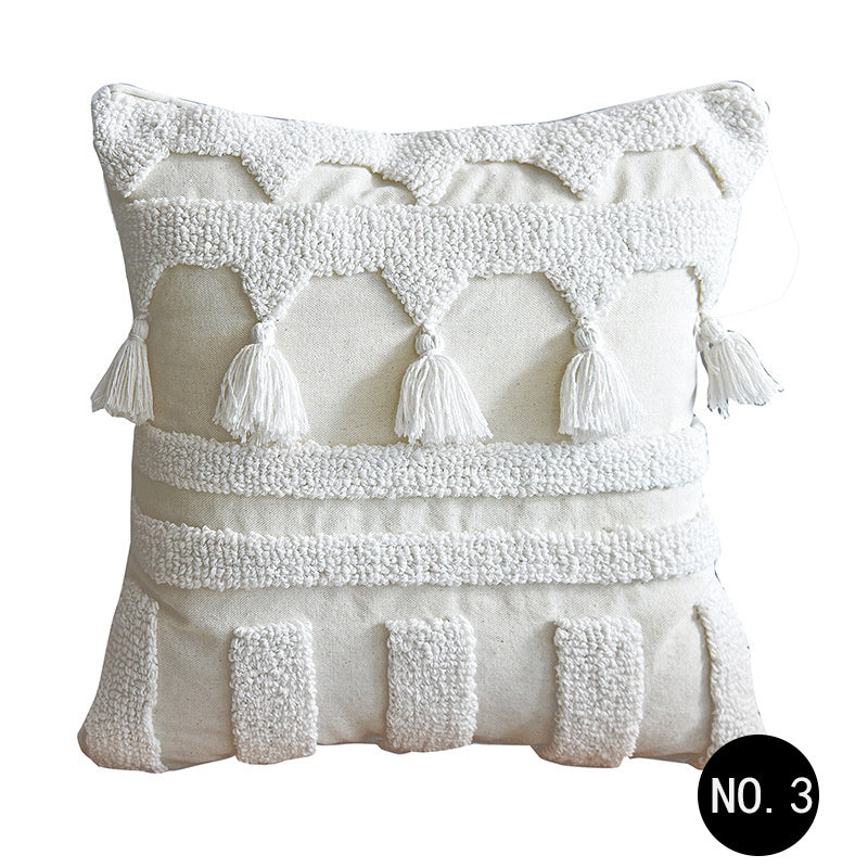 Nordic Throw Pillow Moroccan Tufted Simple Pillowcase Pillow world linen