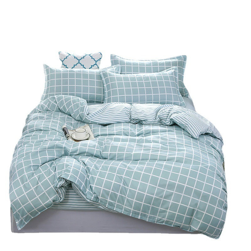 Bedding Four-piece Set Bed Sheet Quilt Cover world linen