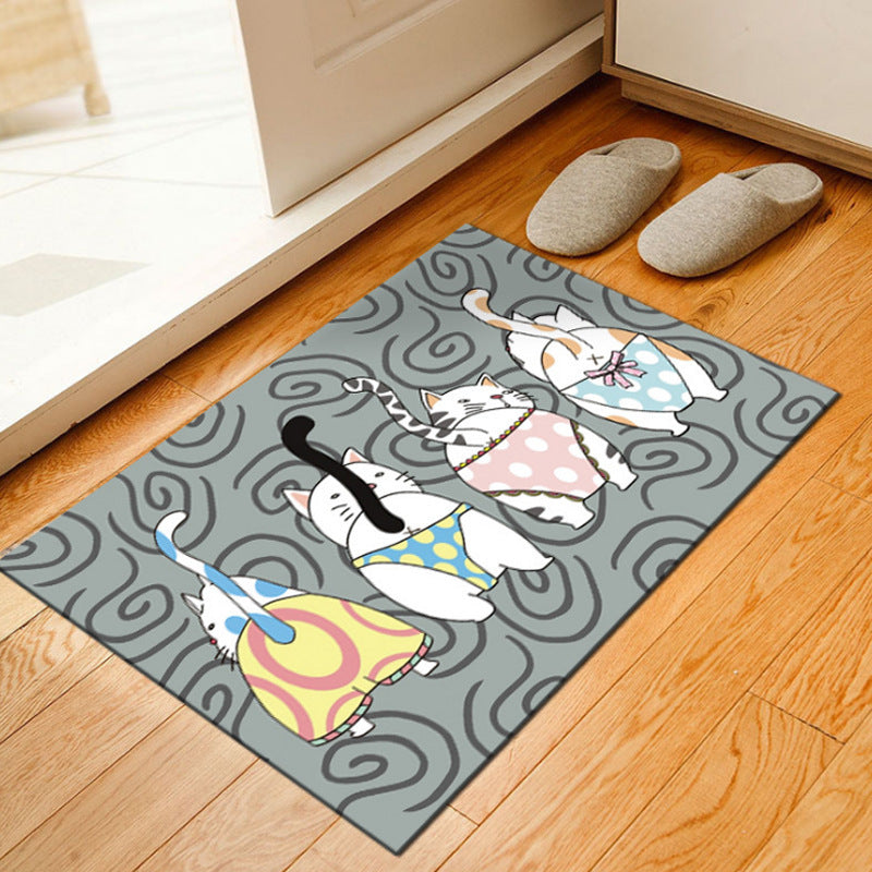 Plaid Carpet Rug 5x7 Vintage Tartan Area Rug ‑ Soft Cozy Floor Mat