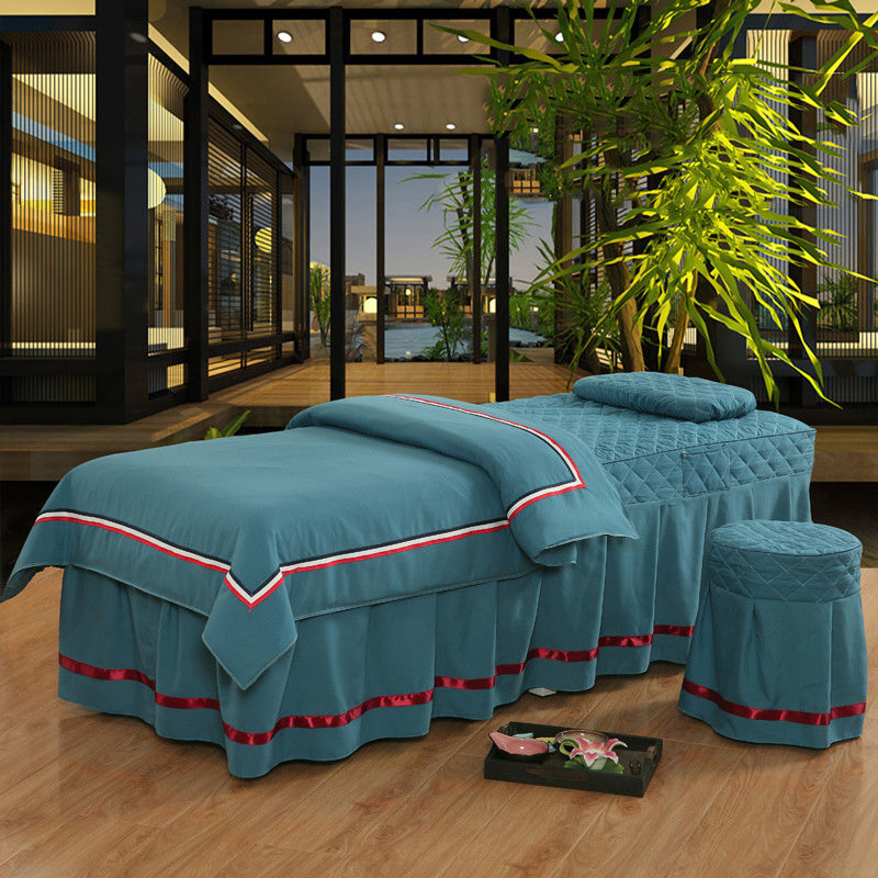 Beauty bed salon bed cover world linen