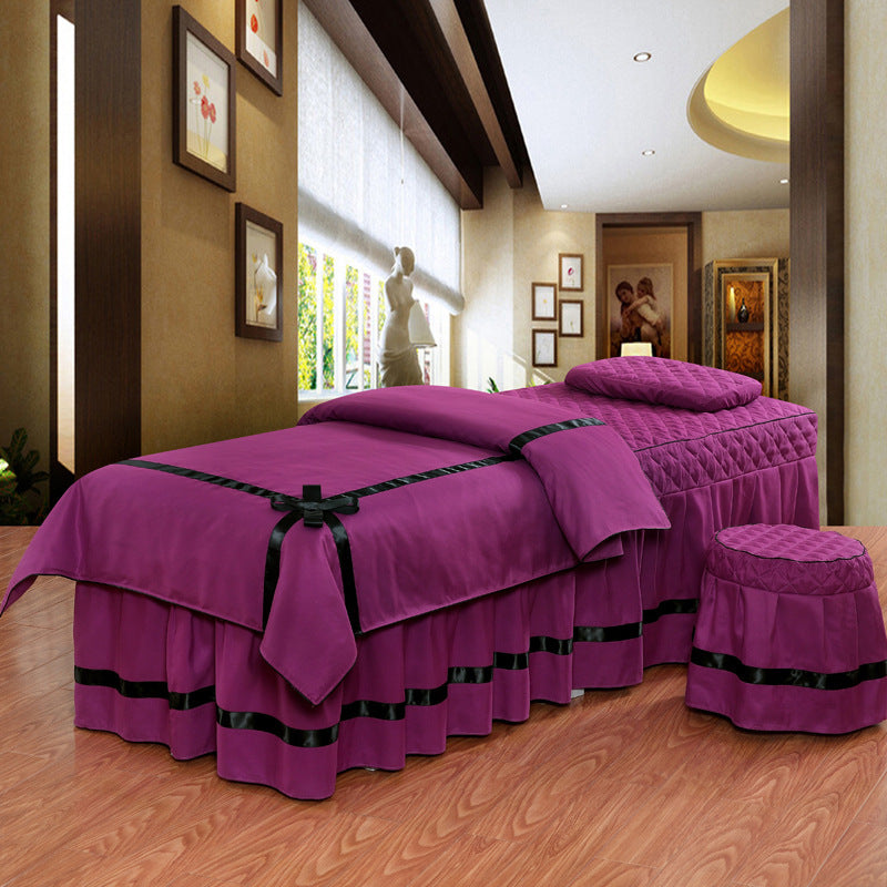 Beauty bed salon bed cover world linen