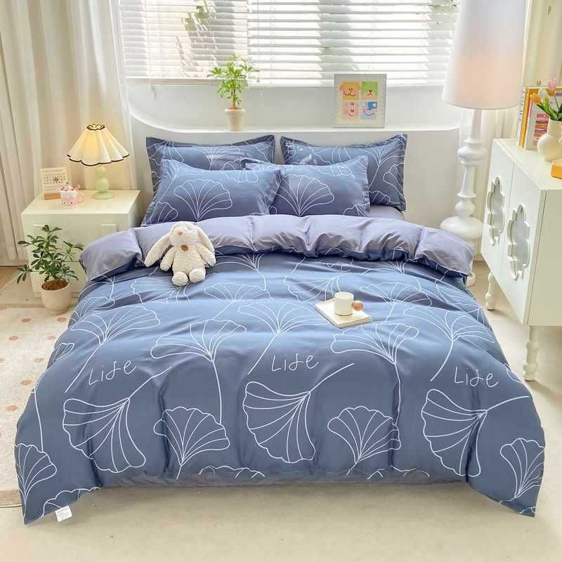 Washed Cotton Double Bed Quilt Cover world linen