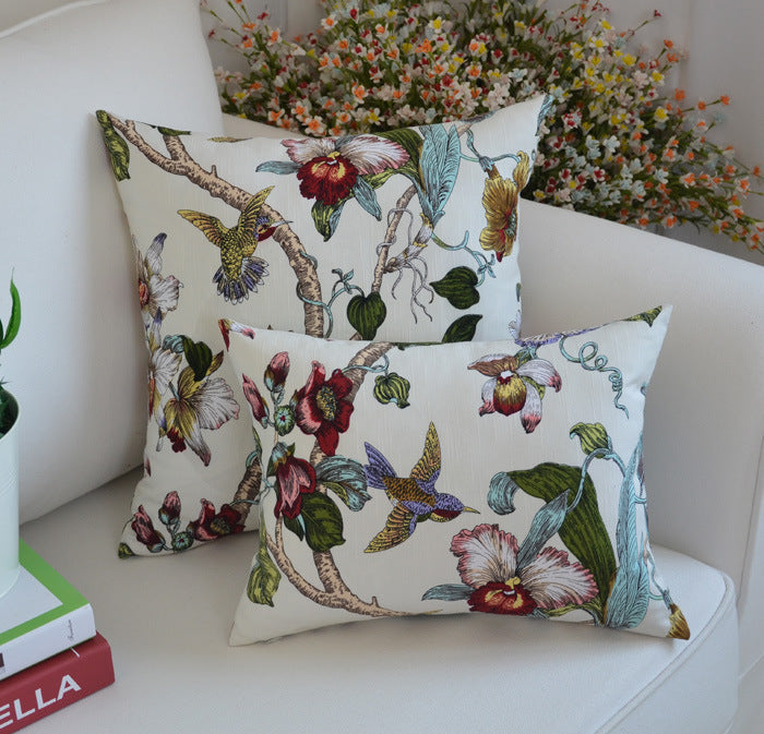 Jacquard Pillow Cover Chinese Style Embroidered Pillow Cover Cushion world linen