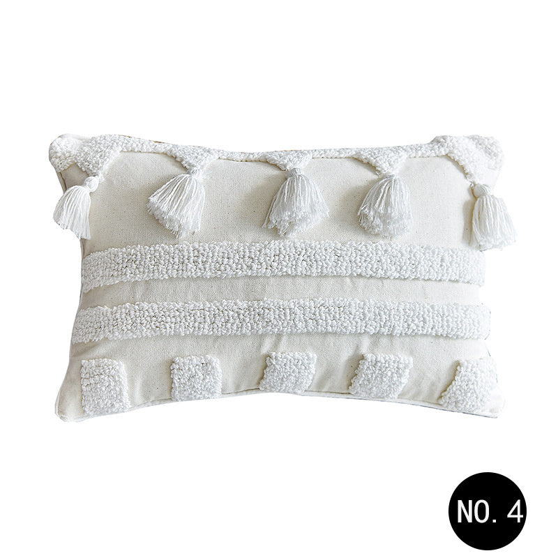 Nordic Throw Pillow Moroccan Tufted Simple Pillowcase Pillow world linen