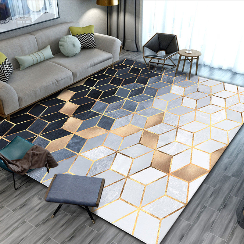 Modern Minimalist Carpet Geometric Abstract Carpet world linen