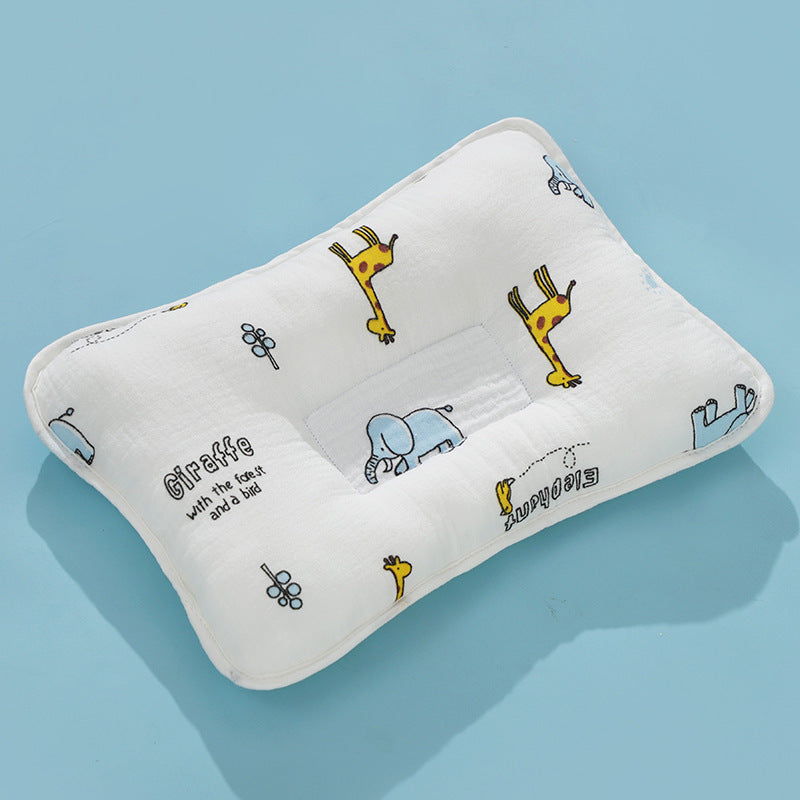 Baby Pillow Neonatal Pillow Shaped Pillow Anti-Offset world linen