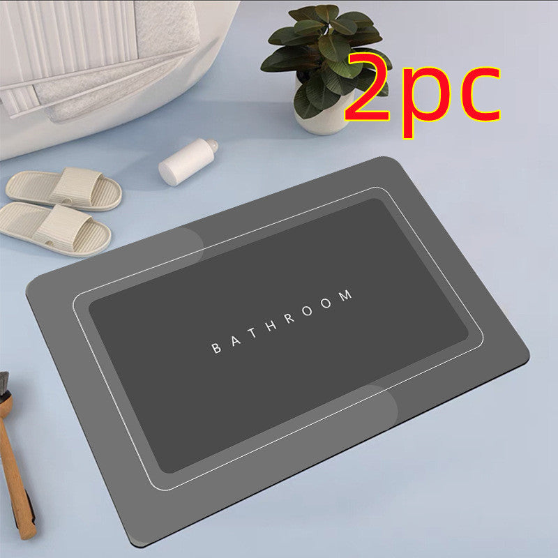 Bathroom Absorbent And Quick-drying Floor Mat world linen