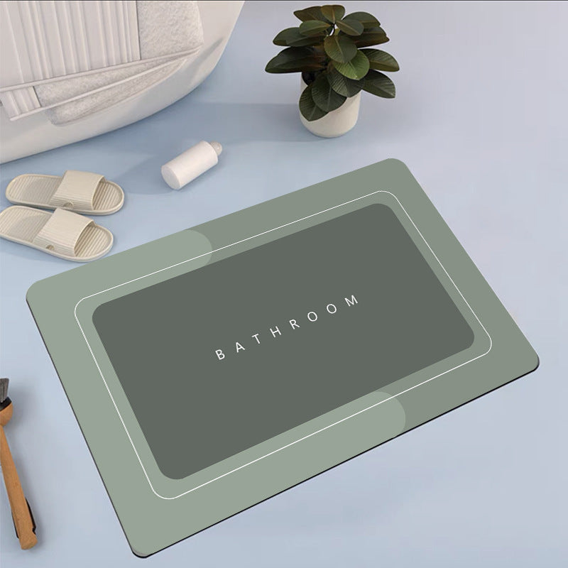 Bathroom Absorbent And Quick-drying Floor Mat world linen