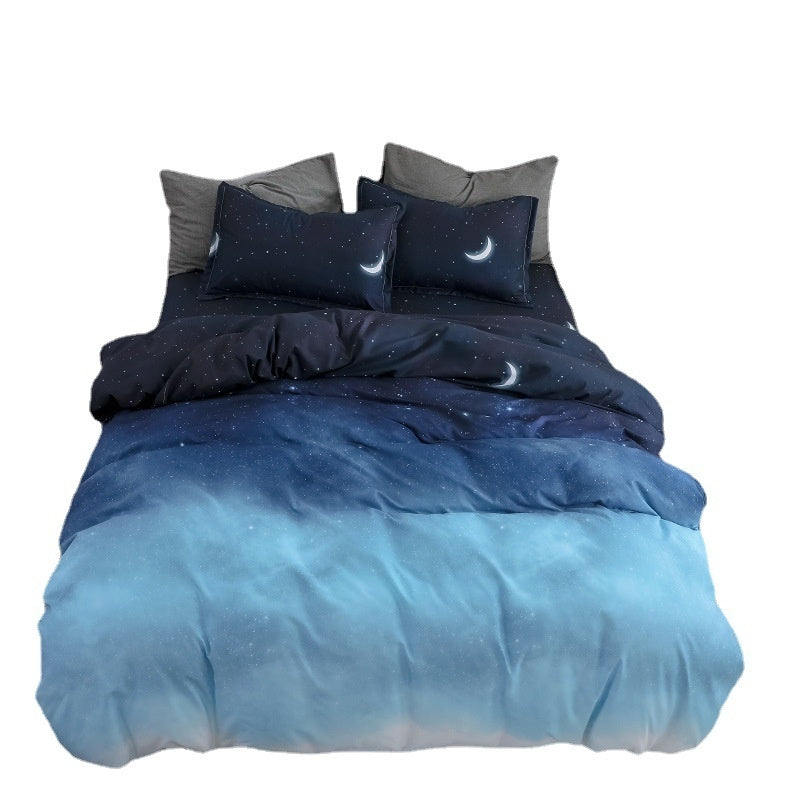 Household Pure Cotton Fashion Minimalist Bed Sheets world linen
