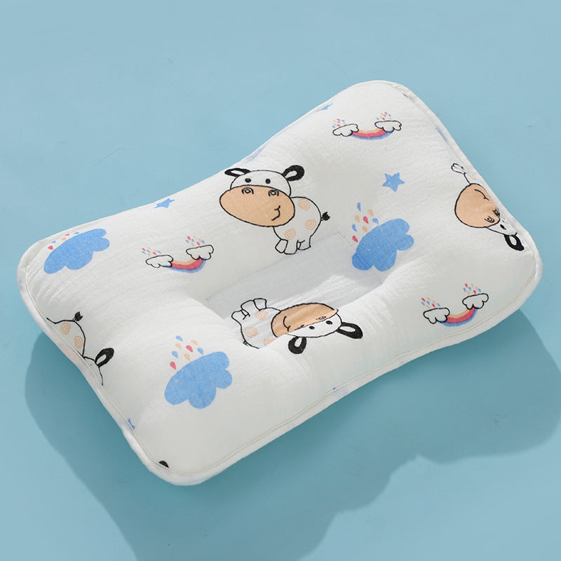 Baby Pillow Neonatal Pillow Shaped Pillow Anti-Offset world linen