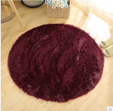 Fluffy Round Rugs: A Remarkable Living Room Makeover world linen