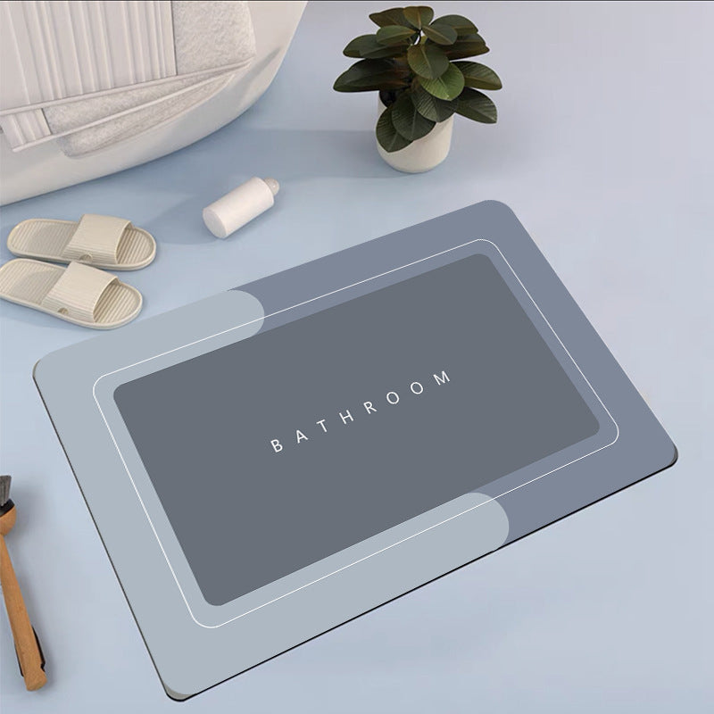 Bathroom Absorbent And Quick-drying Floor Mat world linen