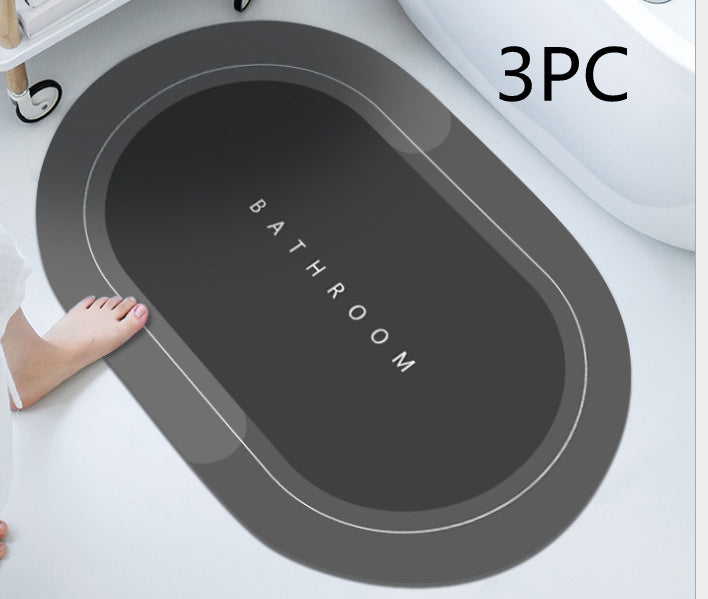 Bathroom Absorbent And Quick-drying Floor Mat world linen