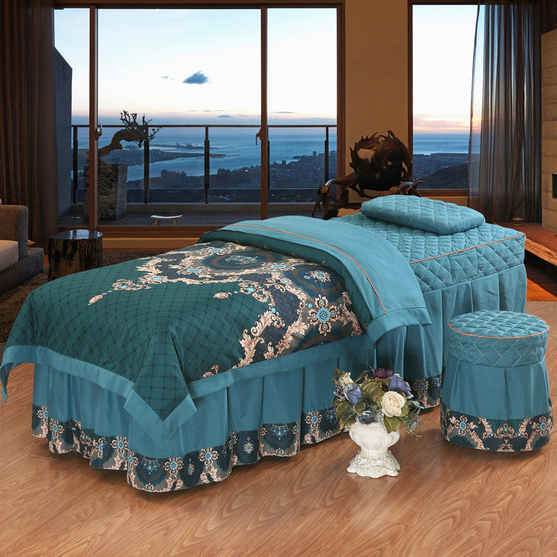 Beauty bed salon bed cover world linen
