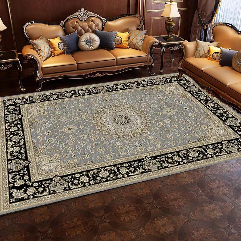 Moroccan Carpet Living Room Ethnic Style Floor Mat world linen