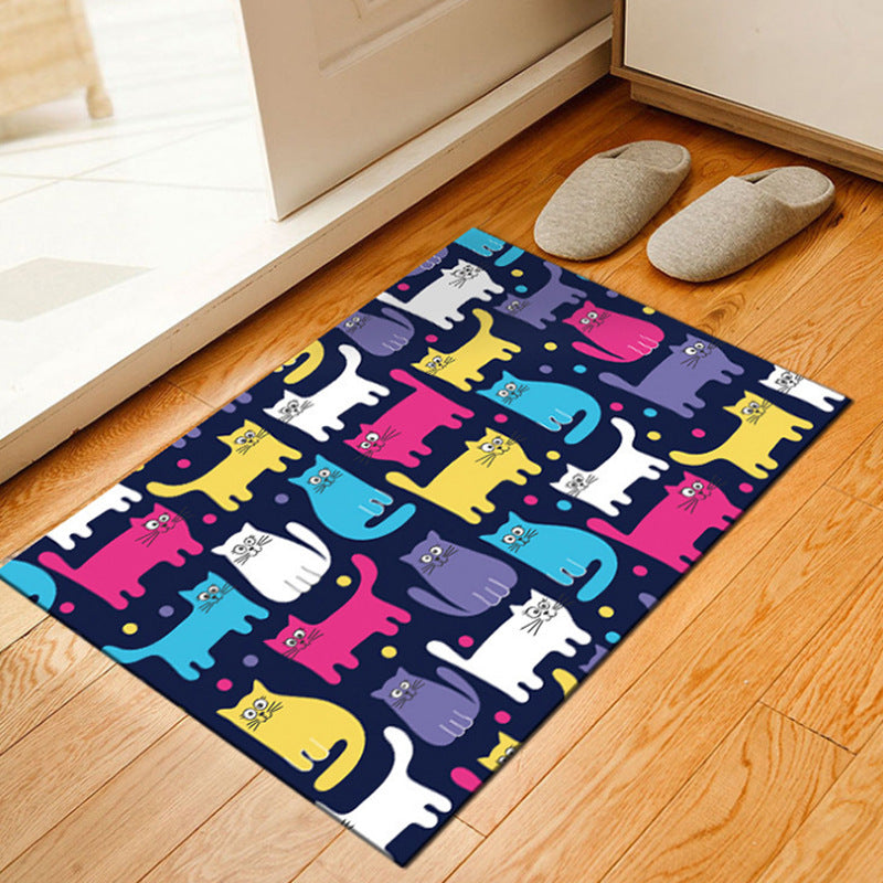 Plaid Carpet Rug 5x7 Vintage Tartan Area Rug ‑ Soft Cozy Floor Mat