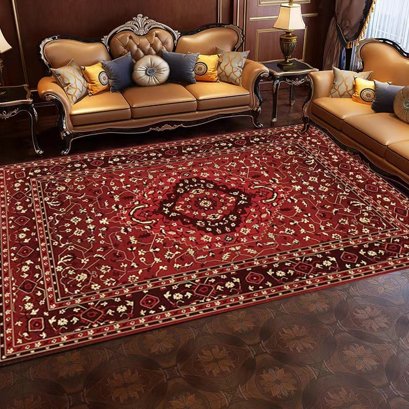 Moroccan Carpet Living Room Ethnic Style Floor Mat world linen