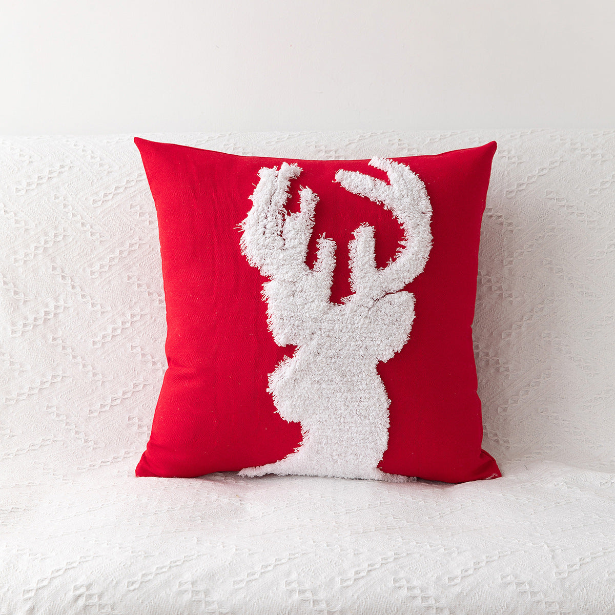 Home Christmas Atmosphere Decorative Pillow Covers world linen