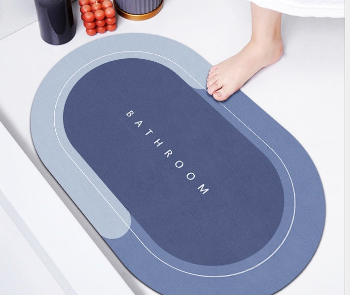 Bathroom Absorbent And Quick-drying Floor Mat world linen