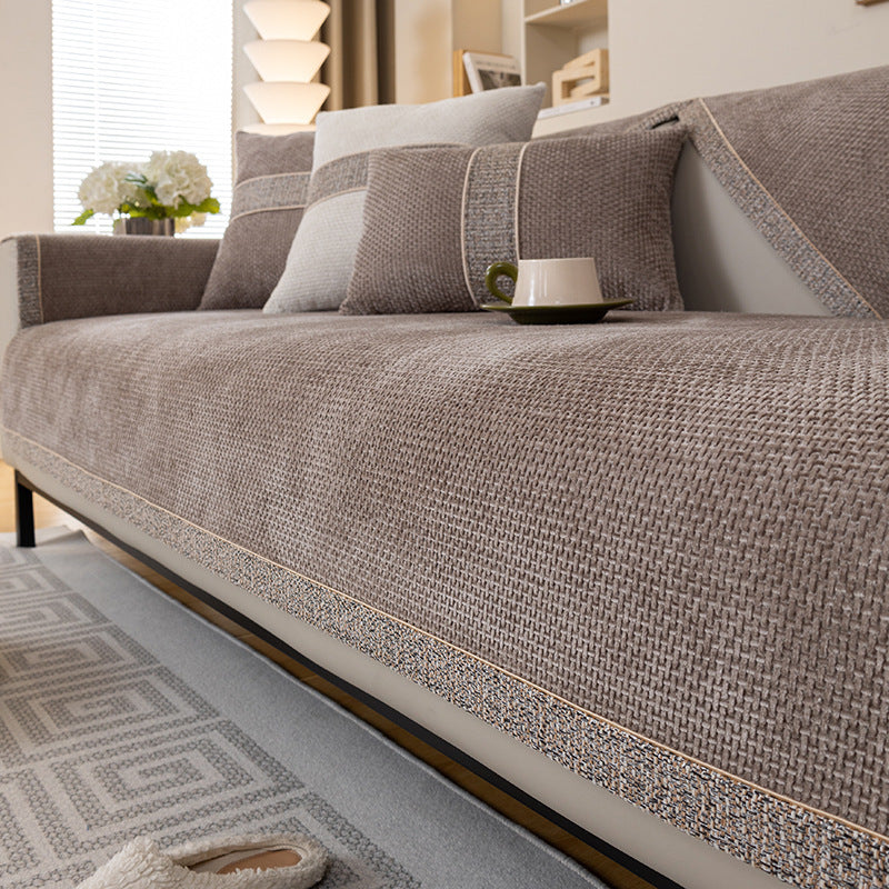 Modern Light Luxury Chenille Non-slip Simple Sofa Slipcover