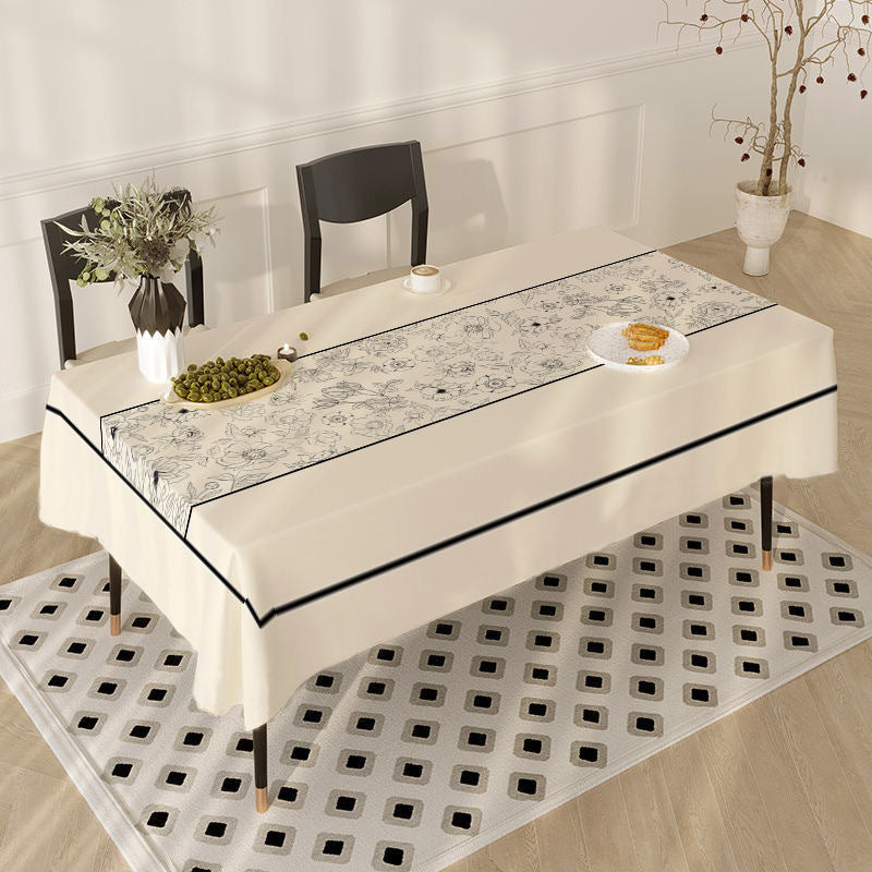 Tablecloth Coffee Table Dining Table Dust-proof Simple Style