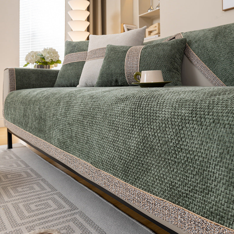 Modern Light Luxury Chenille Non-slip Simple Sofa Slipcover