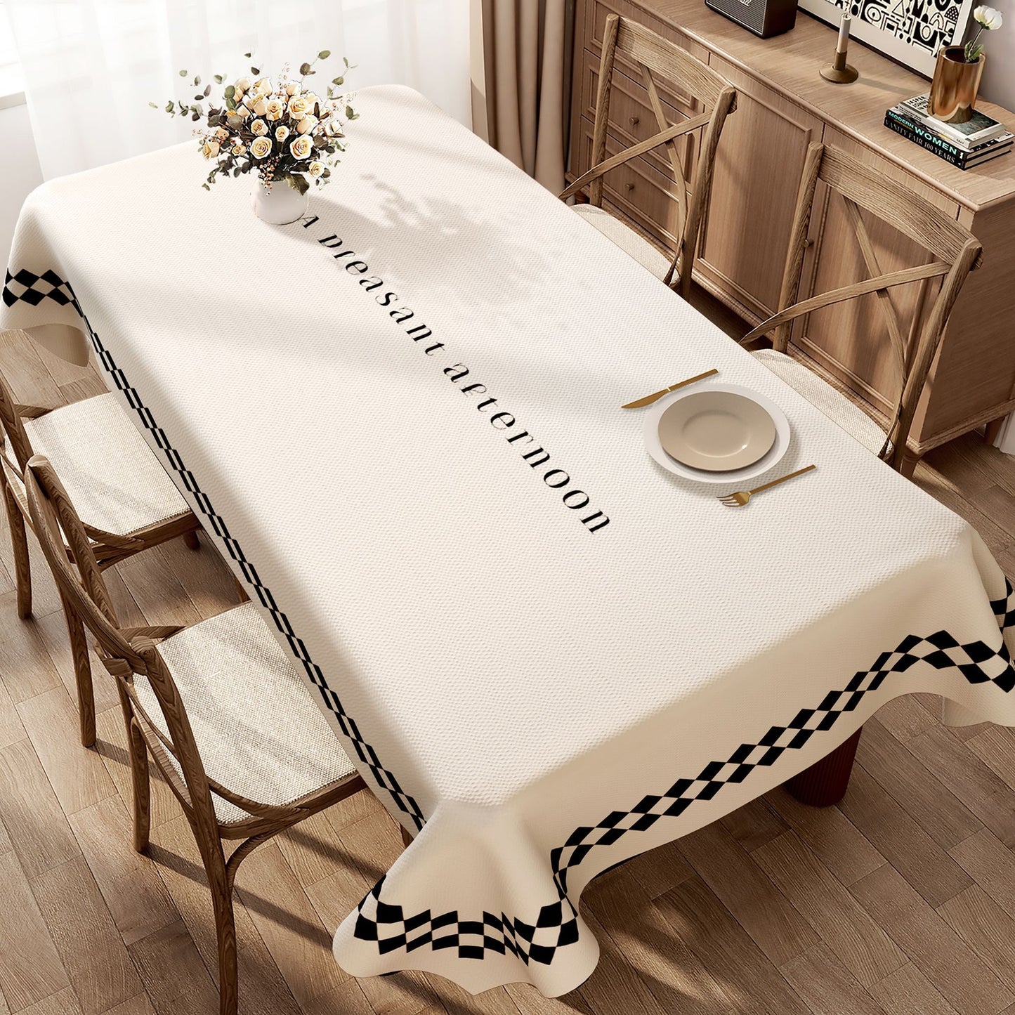 Tablecloth Coffee Table Dining Table Dust-proof Simple Style