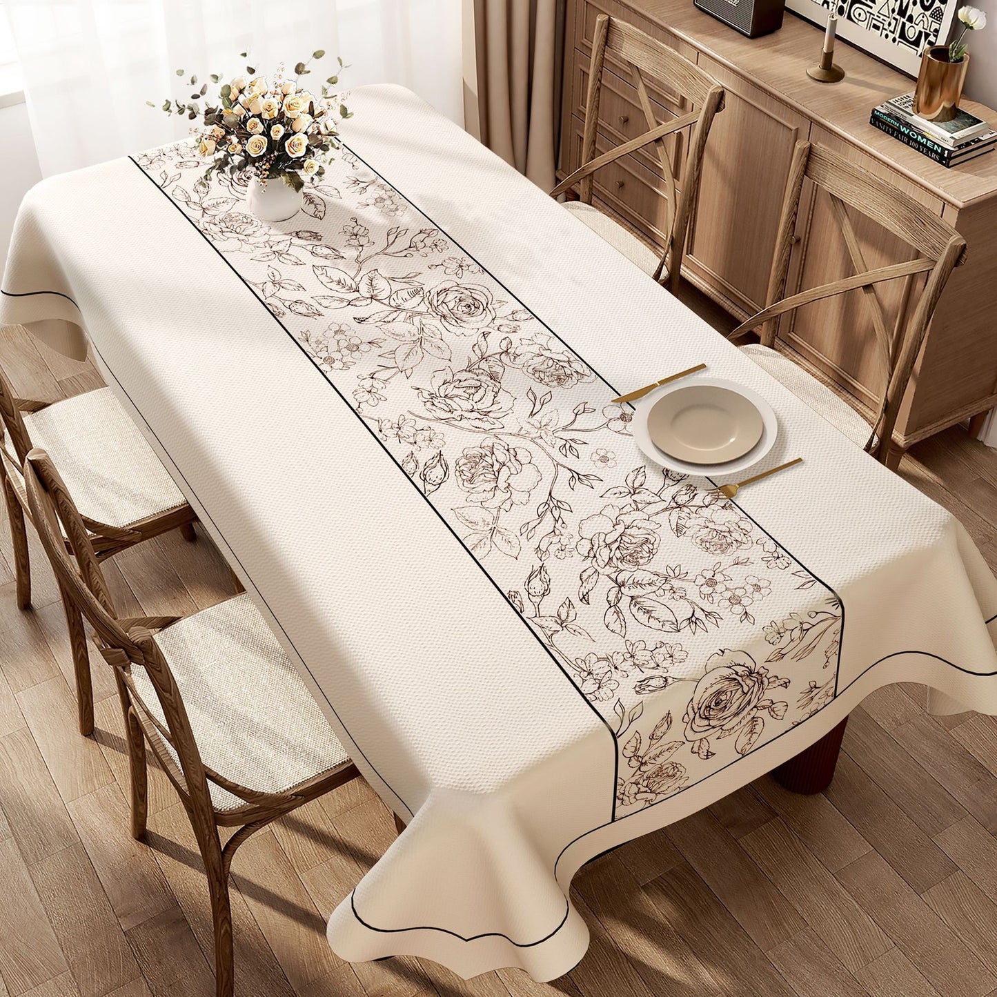 Tablecloth Coffee Table Dining Table Dust-proof Simple Style