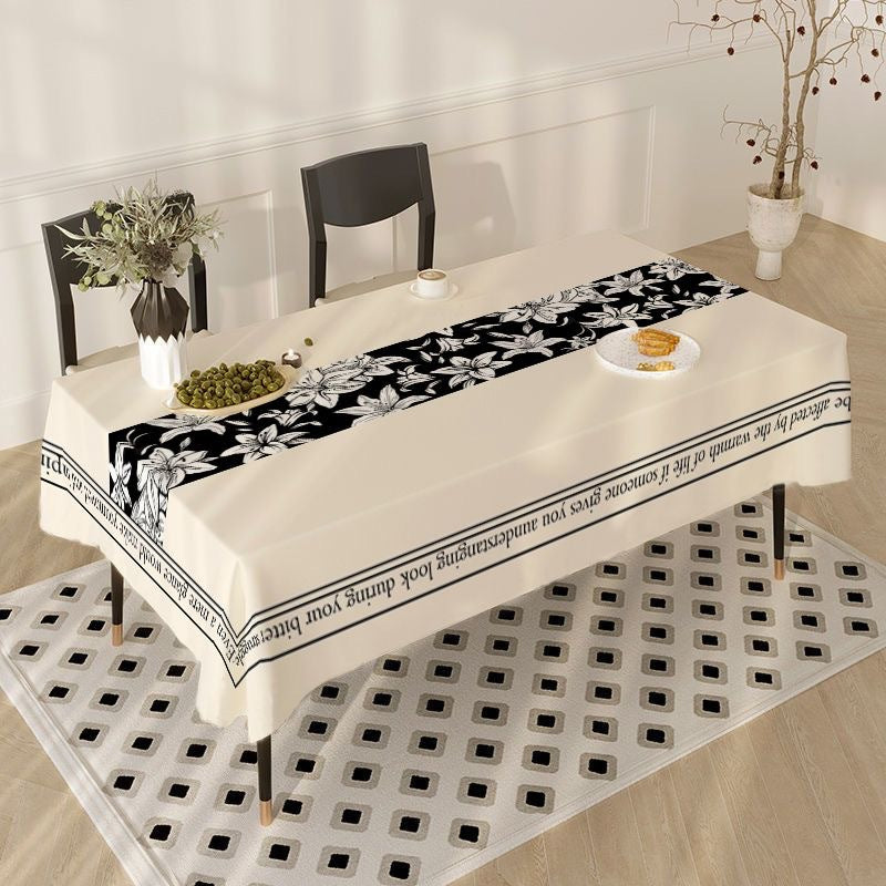 Tablecloth Coffee Table Dining Table Dust-proof Simple Style Atmosphere
