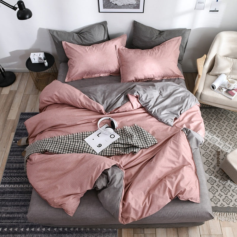 Household Pure Cotton Fashion Minimalist Bed Sheets world linen