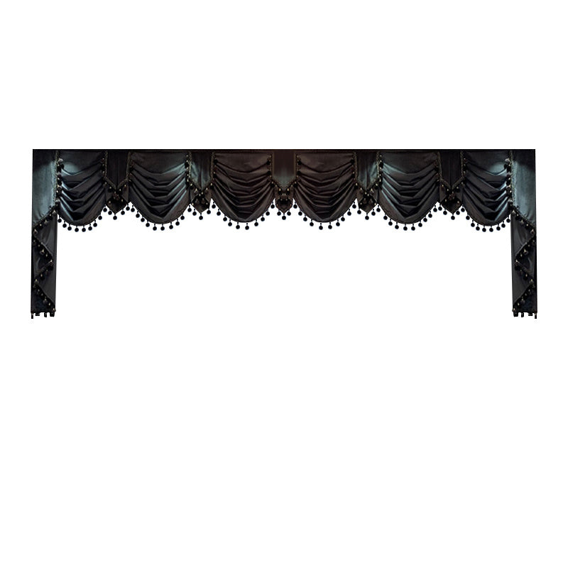 Luxury Black Velvet Curtains | Elegant Living & Dining Room