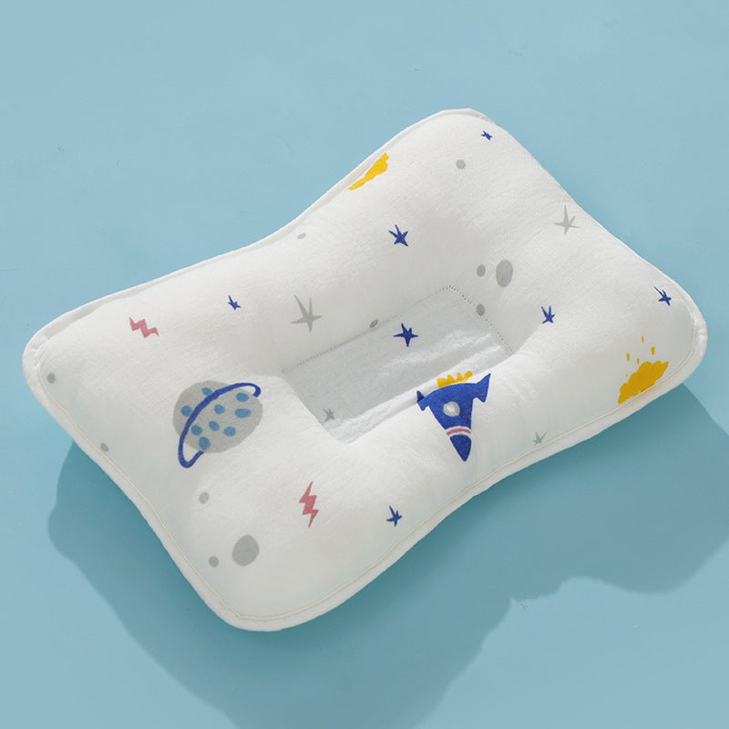 Baby Pillow Neonatal Pillow Shaped Pillow Anti-Offset world linen
