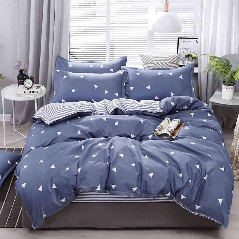 Bedding Four-piece Set Bed Sheet Quilt Cover world linen