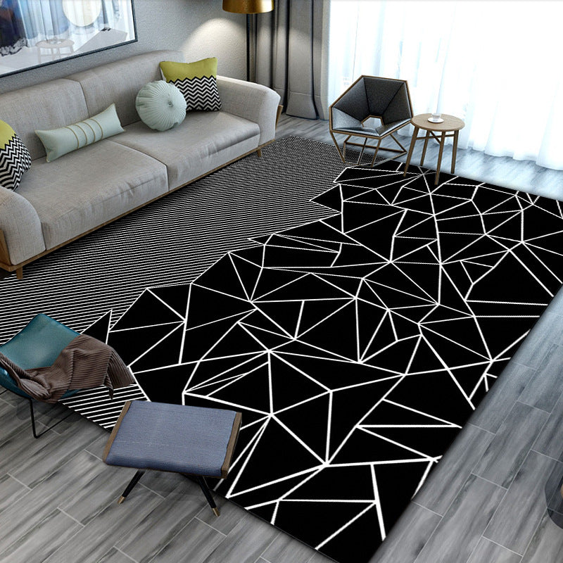 Modern Minimalist Carpet Geometric Abstract Carpet world linen